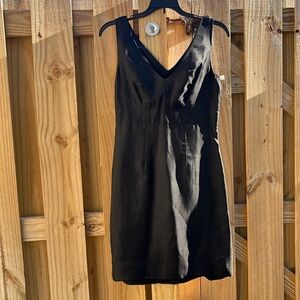 Black BEBE Midi Dress size medium size 6 light weight dress